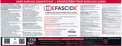 EFASCIDE (Case, 4x4L Jug)